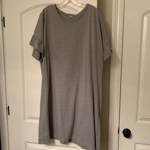 Gray Old Navy sweatshirt dress..